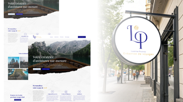 LP Voyages identité visuelle complète