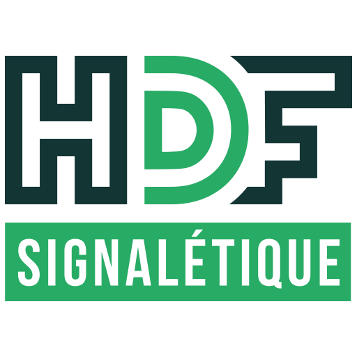 Logo HDF Signalétique
