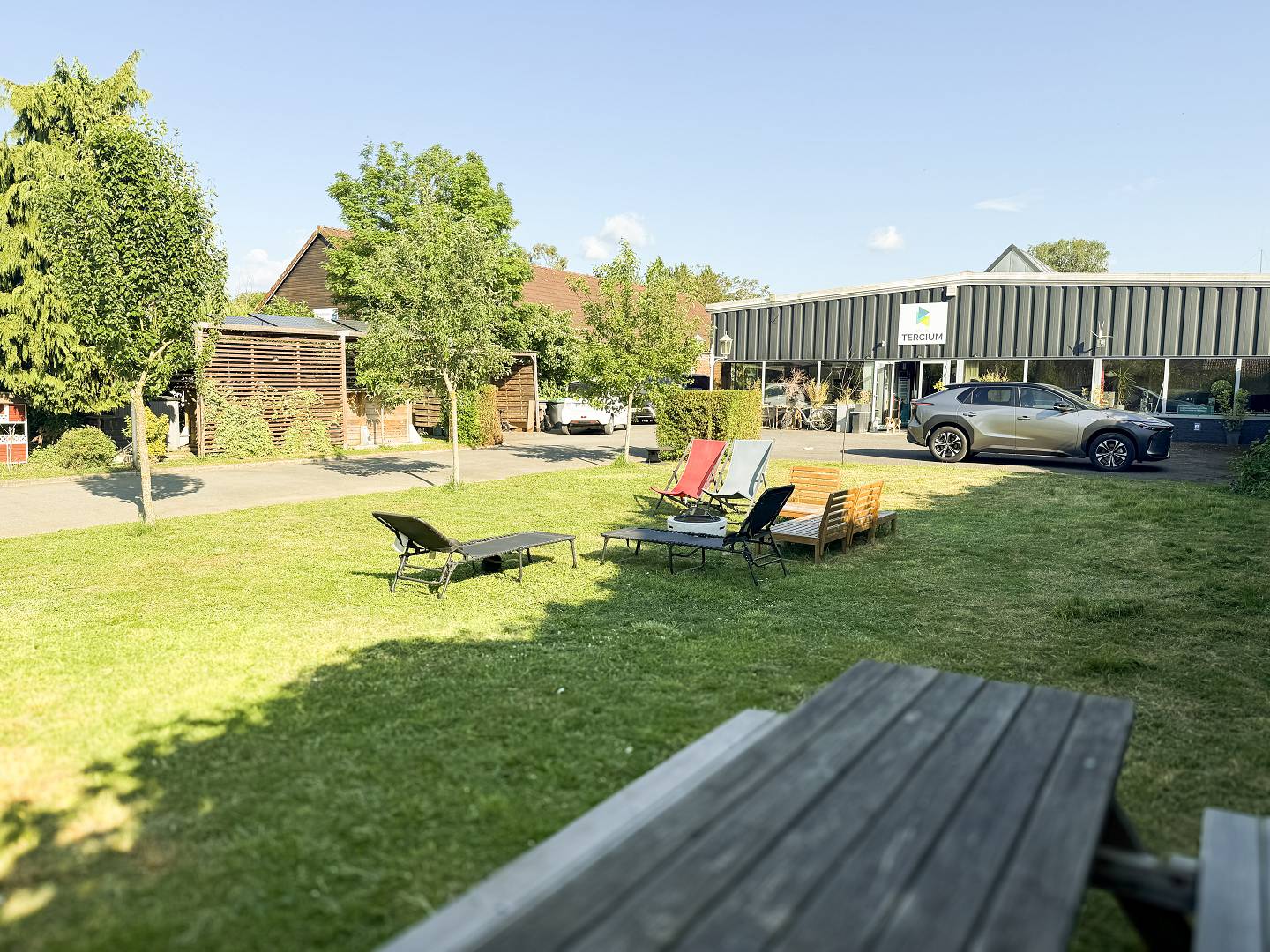 Jardin de l'entreprise