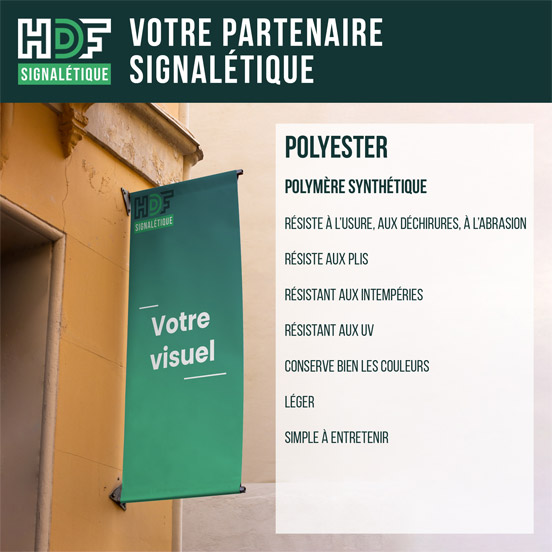 Exemples d'impressions signalétiques